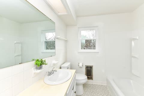 Primary bathroom at 5034 Allisonville Road, Indianapolis, IN