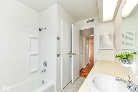 Primary bathroom at 5034 Allisonville Road, Indianapolis, IN