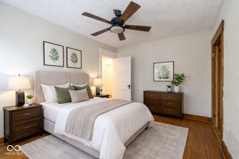 Bedroom at 373 E Burgess Avenue, Indianapolis, IN