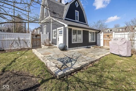Backyard at 373 E Burgess Avenue, Indianapolis, IN