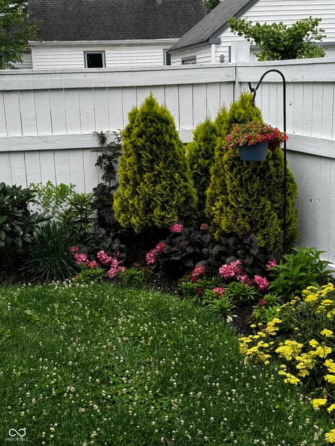 Yard at 373 E Burgess Avenue, Indianapolis, IN