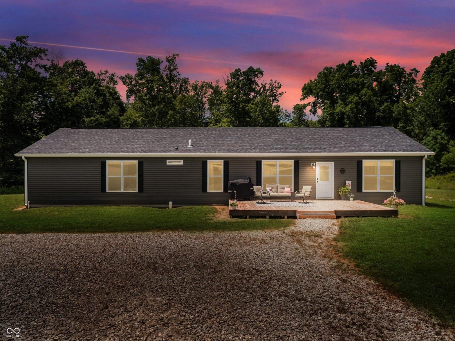 Front exterior at 9330 S State Road 243, Cloverdale, IN