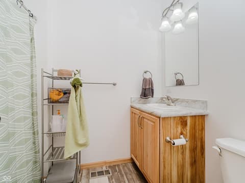Bathroom at 9330 S State Road 243, Cloverdale, IN