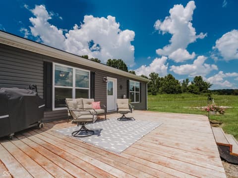 Outdoor living area at 9330 S State Road 243, Cloverdale, IN