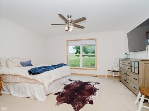 Primary bedroom at 9330 S State Road 243, Cloverdale, IN