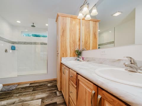 Primary bathroom at 9330 S State Road 243, Cloverdale, IN