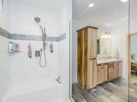 Primary bathroom at 9330 S State Road 243, Cloverdale, IN
