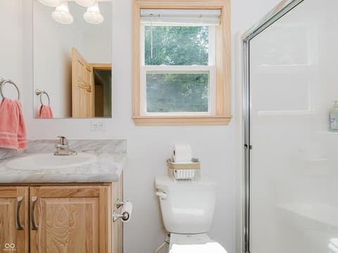 Bathroom at 9330 S State Road 243, Cloverdale, IN