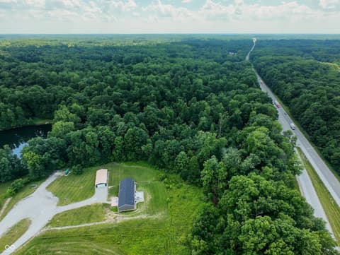 Aerial view at 9330 S State Road 243, Cloverdale, IN