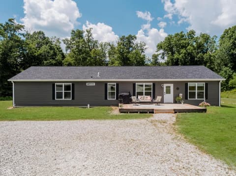 Front exterior at 9330 S State Road 243, Cloverdale, IN