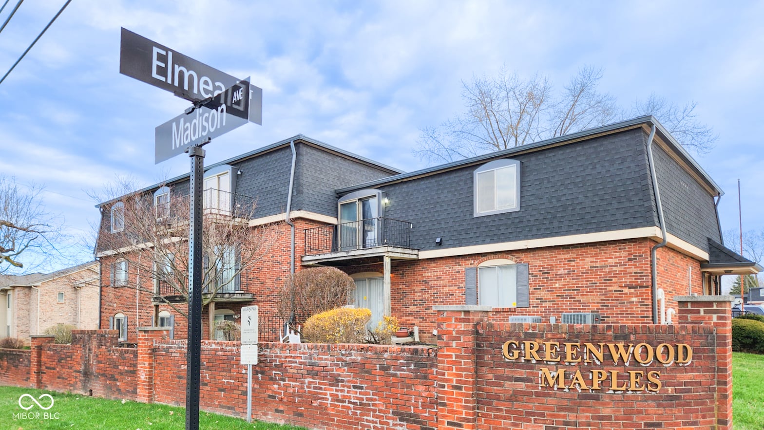 Front exterior at 320 Elmead Court, Greenwood, IN