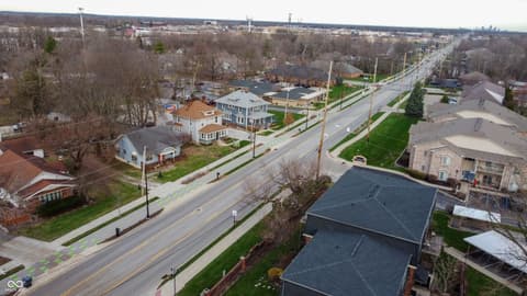 Aerial view at 320 Elmead Court, Greenwood, IN
