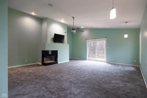 Living room at 1550 E Pointe Club Drive, Bloomington, IN
