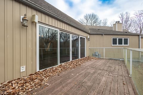 Outdoor living area at 1550 E Pointe Club Drive, Bloomington, IN