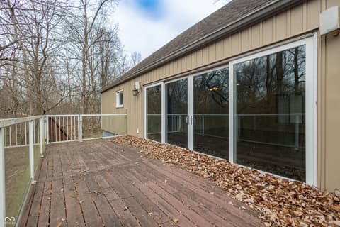 Outdoor living area at 1550 E Pointe Club Drive, Bloomington, IN