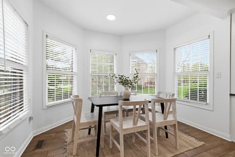 Dining room at 13867 Smokey Ridge Drive, Carmel, IN