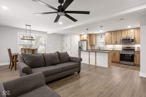 Living room at 4156 W Bertha Street, Indianapolis, IN
