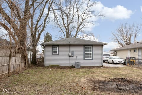 Backyard at 4156 W Bertha Street, Indianapolis, IN