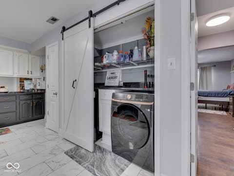 Laundry room at 9119 Electric Court, Indianapolis, IN