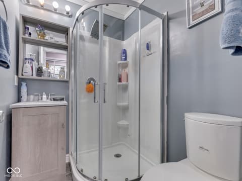 Bathroom at 9119 Electric Court, Indianapolis, IN
