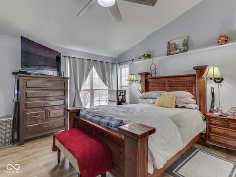 Bedroom at 9119 Electric Court, Indianapolis, IN