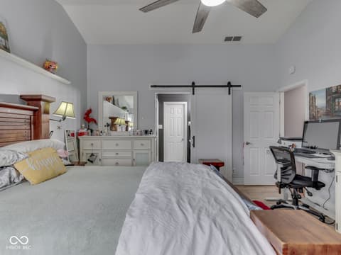 Bedroom at 9119 Electric Court, Indianapolis, IN