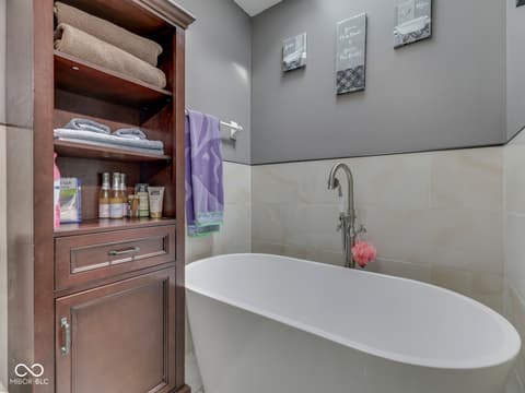 Bathroom at 9119 Electric Court, Indianapolis, IN