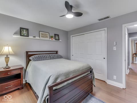 Bedroom at 9119 Electric Court, Indianapolis, IN