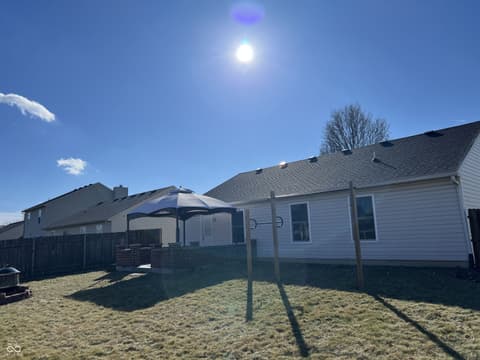 Yard at 17347 Pine Wood Lane, Westfield, IN