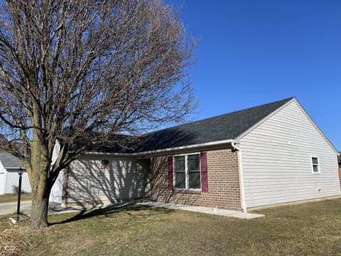 Side exterior at 17347 Pine Wood Lane, Westfield, IN