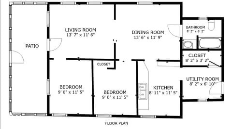 Floor Plan — 2913 S Rybolt Avenue, Indianapolis, IN