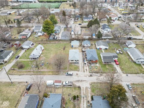 Aerial view at 1425 Edgecombe Avenue, Indianapolis, IN