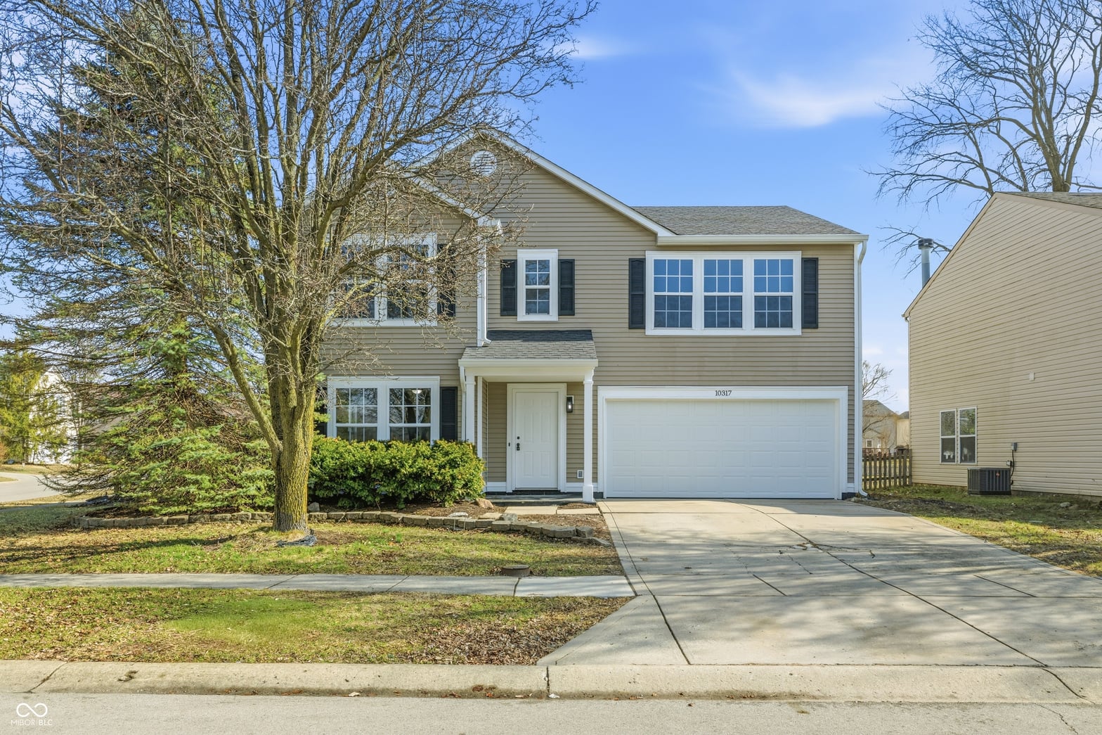Front exterior at 10317 Hatherley Way, Fishers, IN