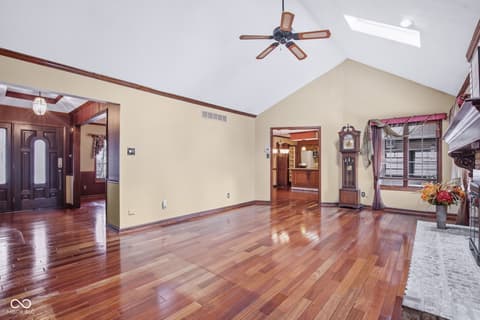Living room at 4407 Moss Ridge Lane, Indianapolis, IN
