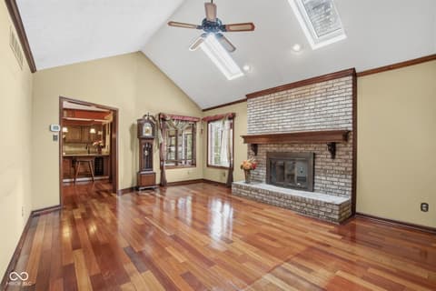 Living room at 4407 Moss Ridge Lane, Indianapolis, IN