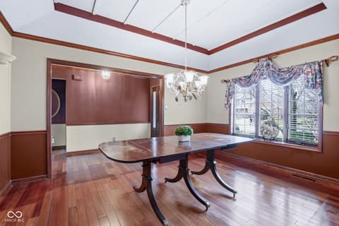 Dining room at 4407 Moss Ridge Lane, Indianapolis, IN