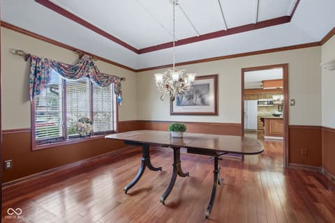 Dining room at 4407 Moss Ridge Lane, Indianapolis, IN