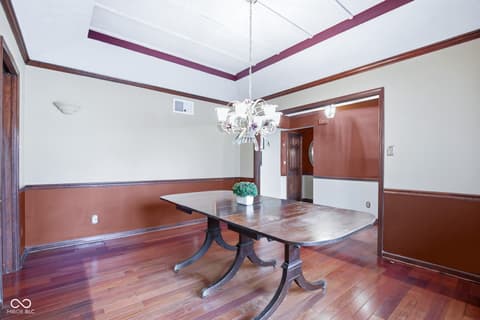 Dining room at 4407 Moss Ridge Lane, Indianapolis, IN