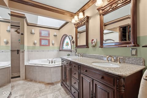 Bathroom at 4407 Moss Ridge Lane, Indianapolis, IN