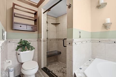 Bathroom at 4407 Moss Ridge Lane, Indianapolis, IN