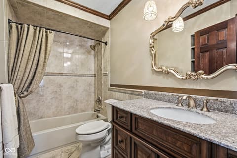 Bathroom at 4407 Moss Ridge Lane, Indianapolis, IN