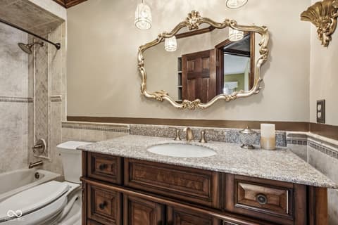 Bathroom at 4407 Moss Ridge Lane, Indianapolis, IN