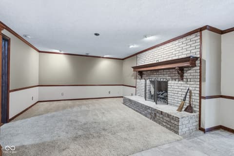 Living room at 4407 Moss Ridge Lane, Indianapolis, IN