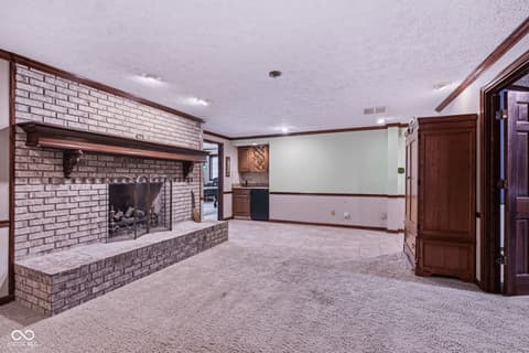 Living room at 4407 Moss Ridge Lane, Indianapolis, IN