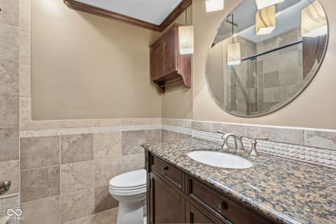 Bathroom at 4407 Moss Ridge Lane, Indianapolis, IN