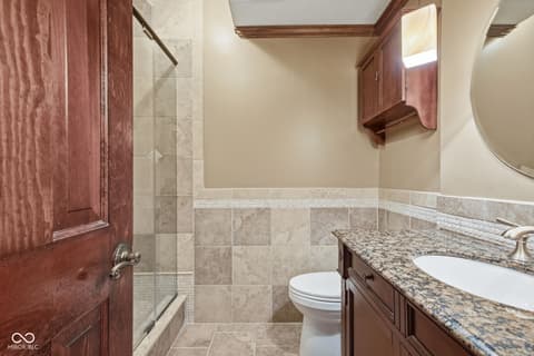 Bathroom at 4407 Moss Ridge Lane, Indianapolis, IN
