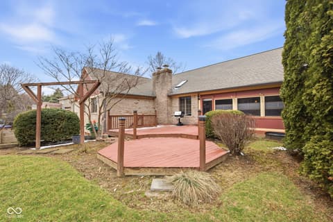 Backyard at 4407 Moss Ridge Lane, Indianapolis, IN