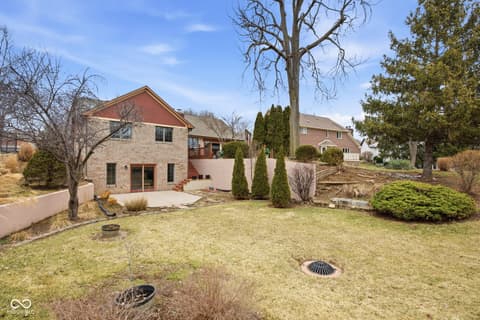 Backyard at 4407 Moss Ridge Lane, Indianapolis, IN