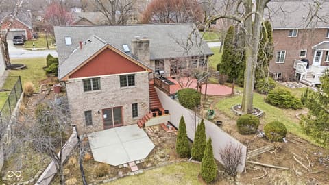 Backyard at 4407 Moss Ridge Lane, Indianapolis, IN