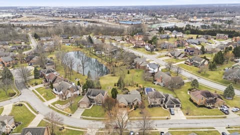 Aerial view at 4407 Moss Ridge Lane, Indianapolis, IN